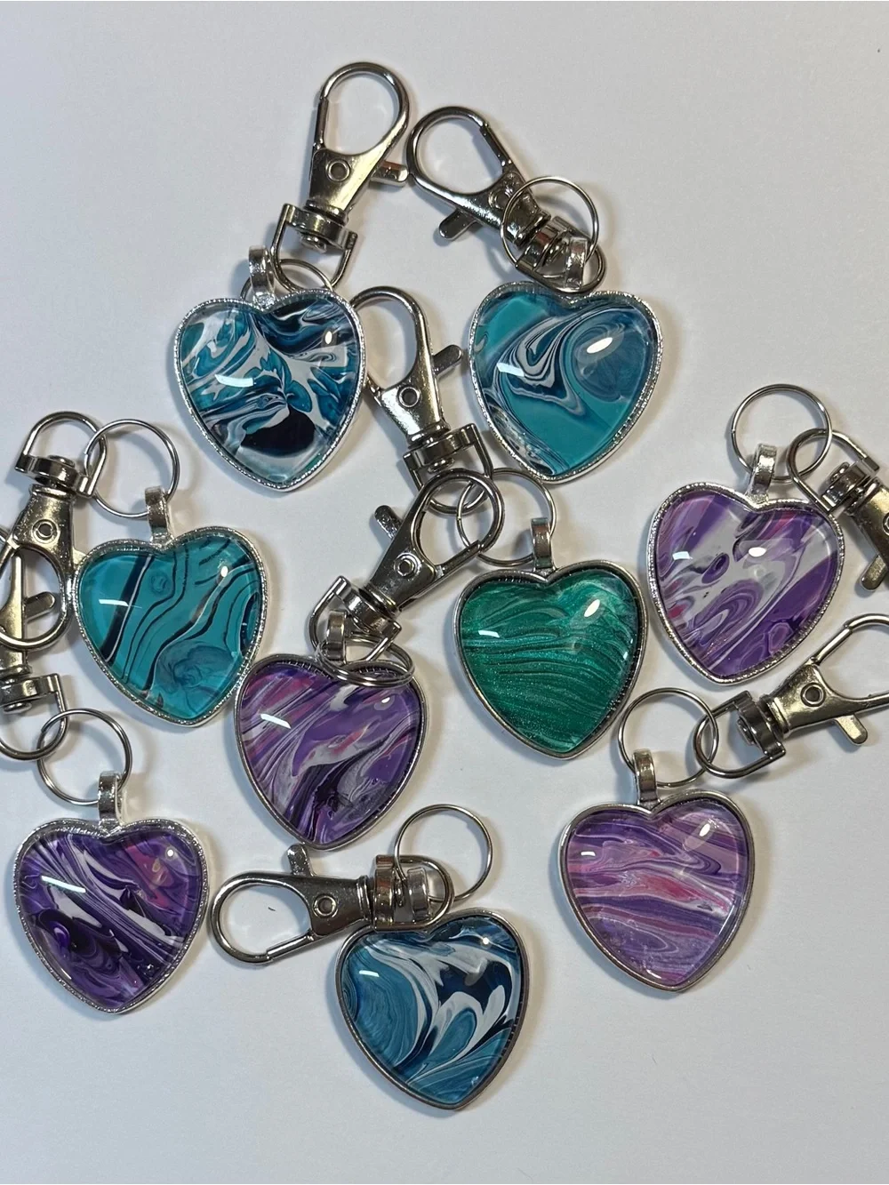 Heart shape keychains
